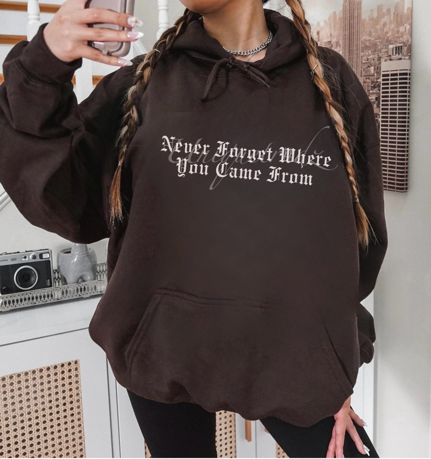 Brown and Proud Chocolate Hoodie Sweater