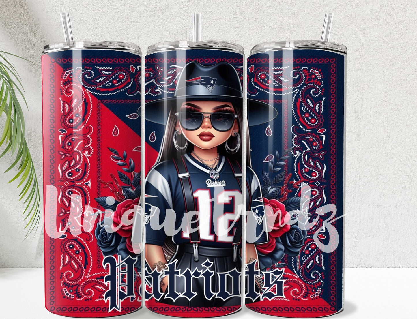 Chicana New England Football Sport Team 20oz Tumbler