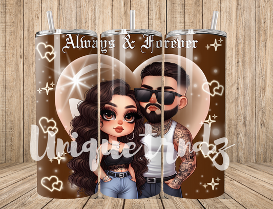 NEW Chicano Couple Muscle Shirt Tank 20oz Tumbler