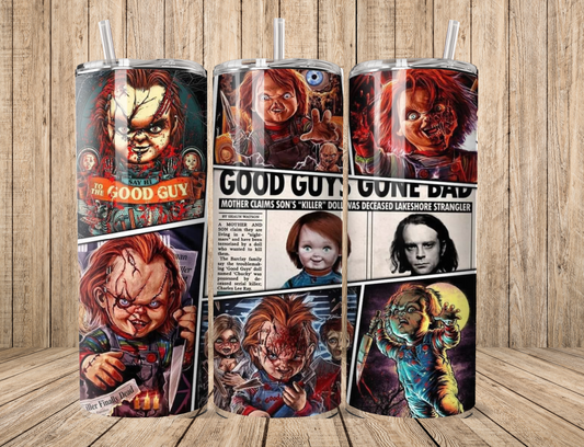 Killer Horror Movie Doll 20oz Tumbler