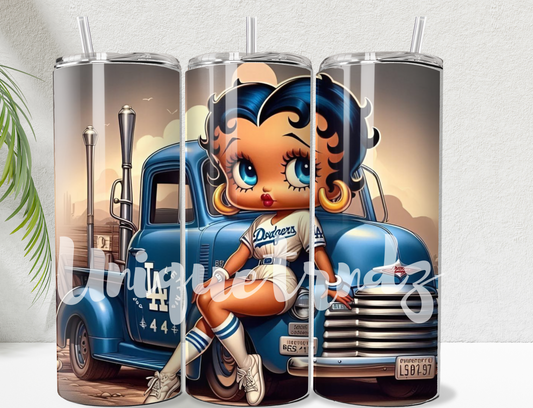 Betty Boo Baseball Team 20oz Tumbler