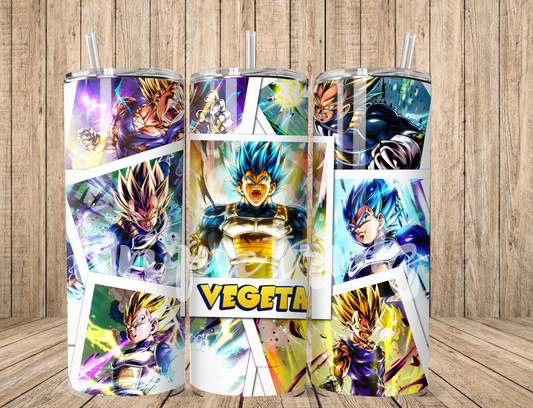 Saiyan Warriors Anime 20oz Tumbler
