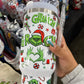 The Mean One Christmas 40oz Tumbler Handle Dupe (Speaker)