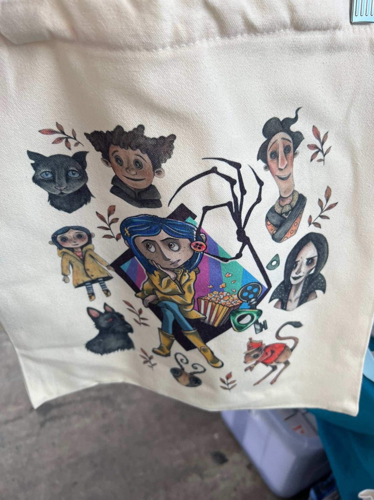 C*raline  Story Canvas Tote Bag