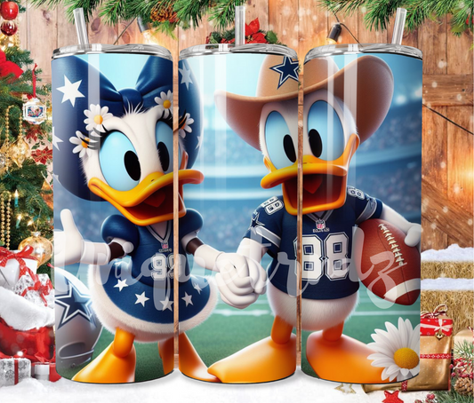 Dallas Duck Couple 20oz Tumbler