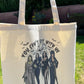 You Can’t Sit With Us Girls Canvas Tote Bag