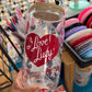 Retro Love Show 16oz Glass Cup