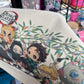 Mini Demon Anime Canvas Tote Bag