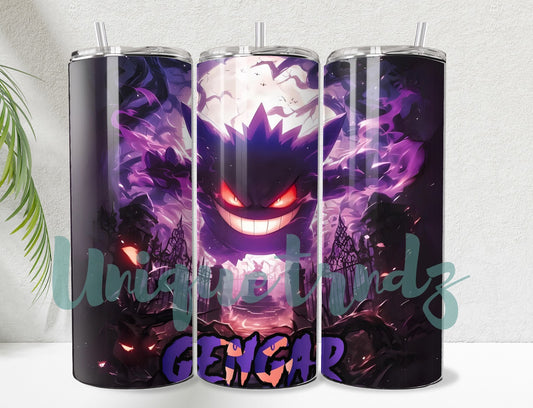 Kids Dark Ghost Monsters 20oz Tumbler