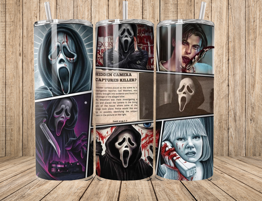 Horror Scary Ghost Movie 20oz Tumbler