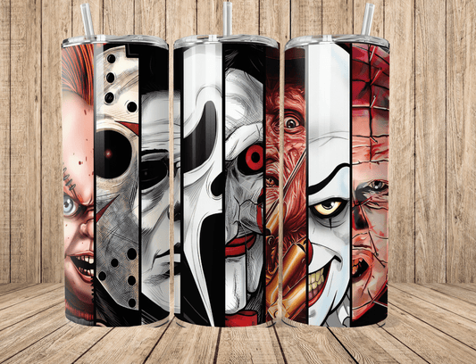 Horror Movies Faces 20oz Tumbler