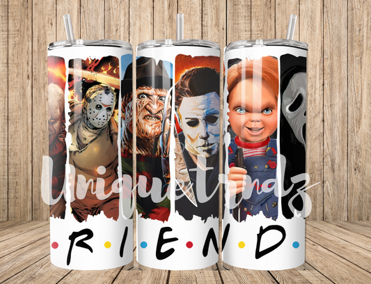 Horror Friends 20oz Tumbler (Glow in Dark)
