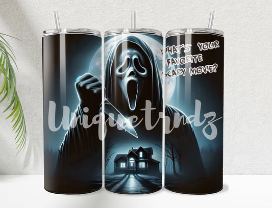 New Ghost Favorite Movie Straight 20oz Tumbler