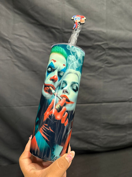 Joker and Girlfriend Straight 20oz Tumbler