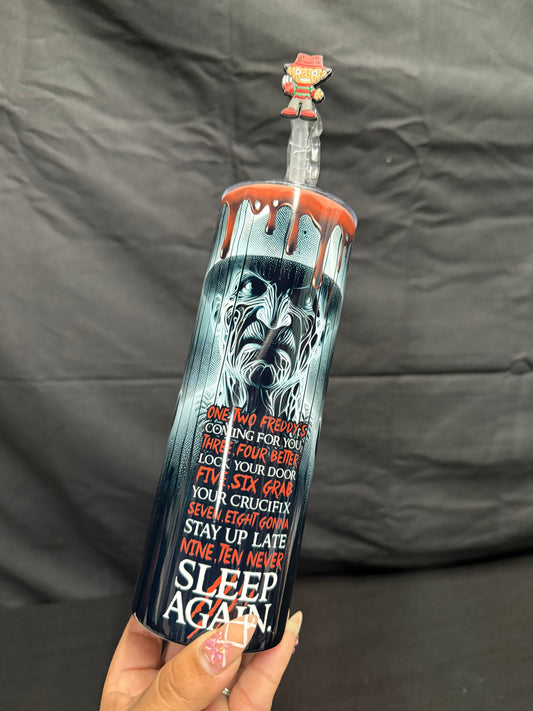 Freddy Nightmare Straight 20oz Tumbler