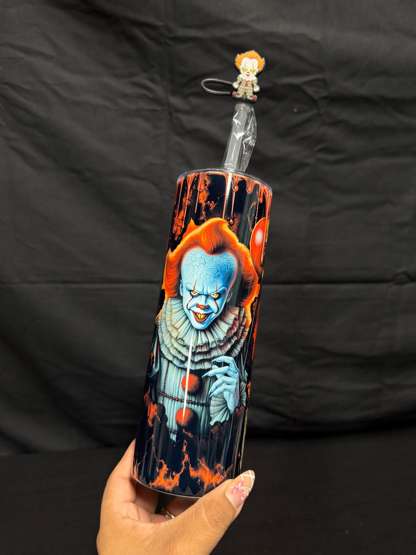 New Scary Clown Straight 20oz Tumbler