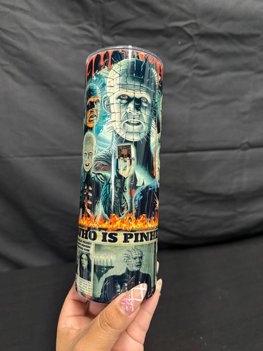 New Scary Pin-Head Straight 20oz Tumbler