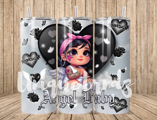 Angel Baby Black 20oz Tumbler