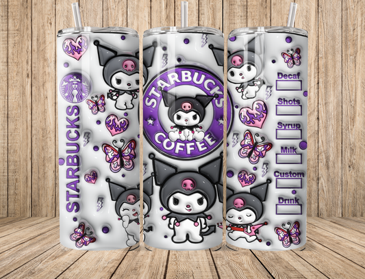 Cute Kawaii Character 20oz Tumbler