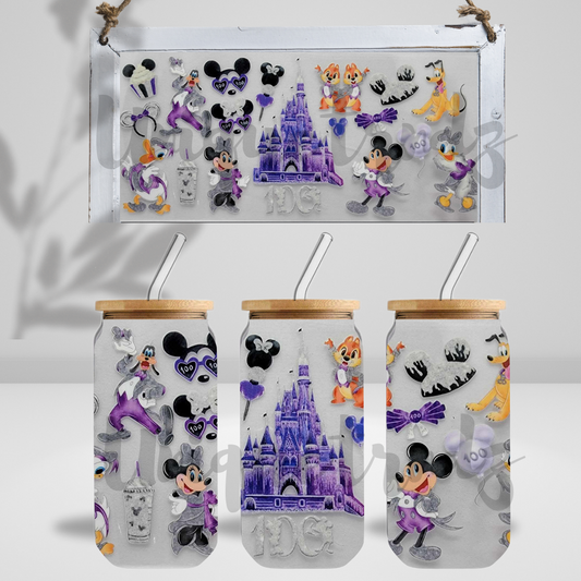 100th Mouse Edition 16oz Glass Cup