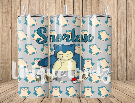 Anime Big Sleepy Character 20oz Tumbler