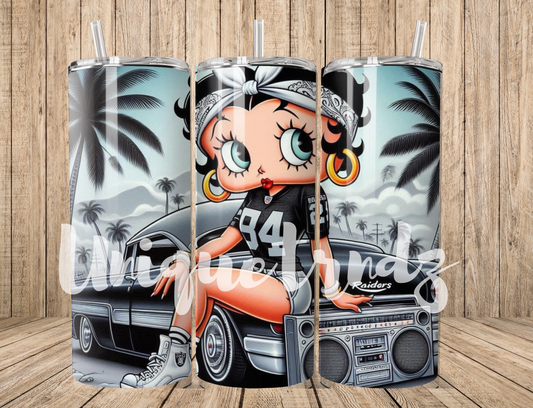 Betty Team Sport on Car 20oz Tumbler