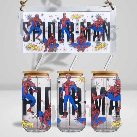 Classic Spider 16oz Glass Cup