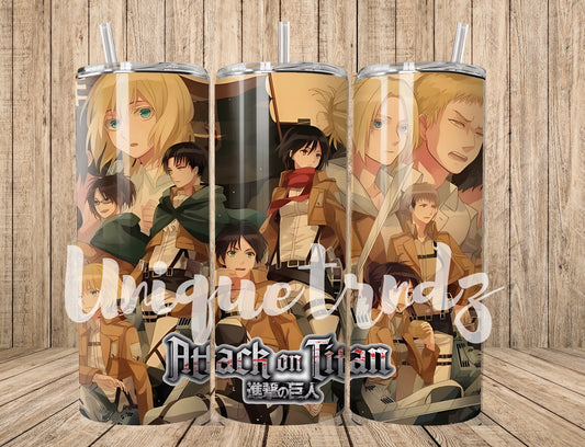 Anime Attack Monsters 20oz Tumbler