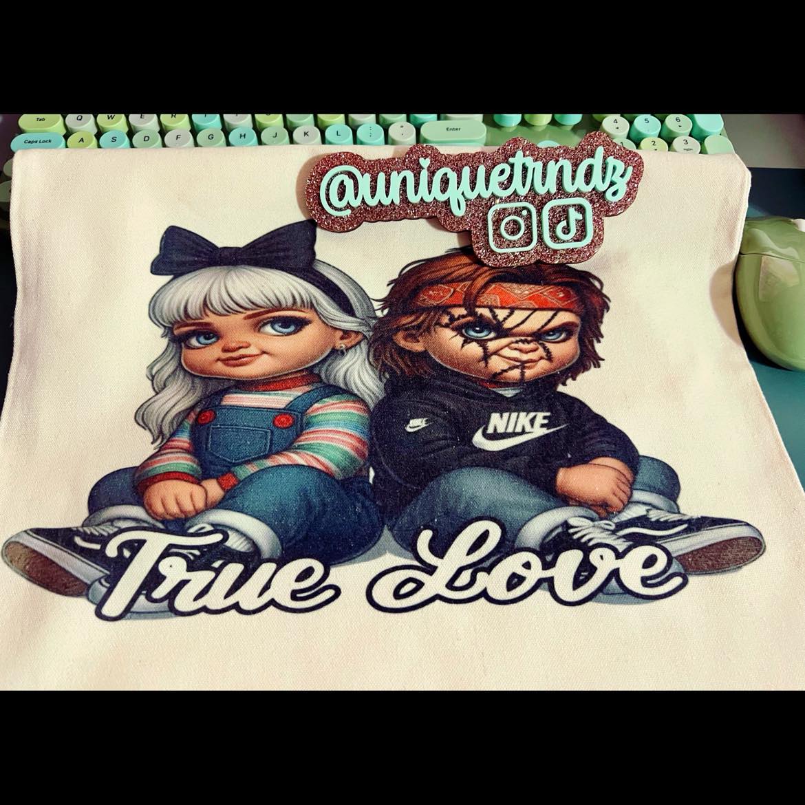 Horror Killer Lovers Canvas Tote Bag