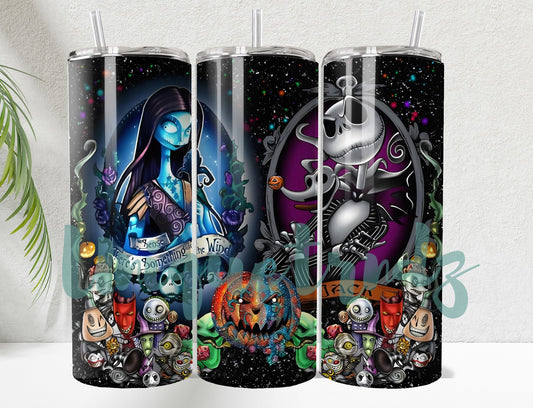 Skeleton and Friends Circle 20oz Tumbler