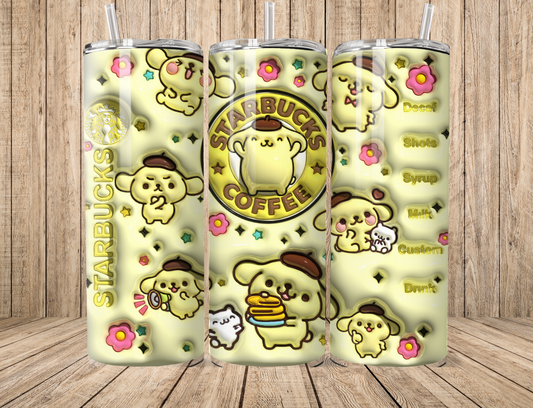 Cute Pom Kawaii 20oz Tumbler