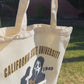 College University Canvas Tote Bag