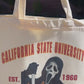 College University Canvas Tote Bag