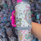 Labubu Pink 40oz Tumbler Handle Dupe (SPEAKER)