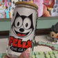 Sublimation Felix the cat 16oz Glass Cup