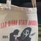 College University Canvas Tote Bag